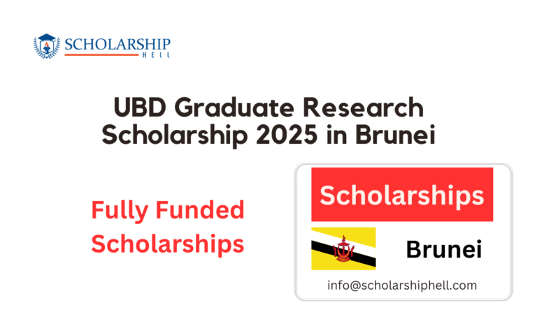 UBD Graduate Research Scholarship 2025 in Brunei